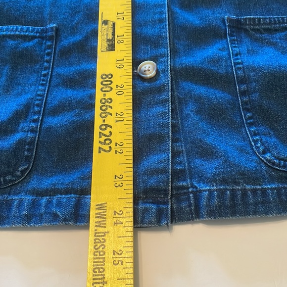 Talbots Button Down Jean Jacket Size SP - Picture 8 of 8